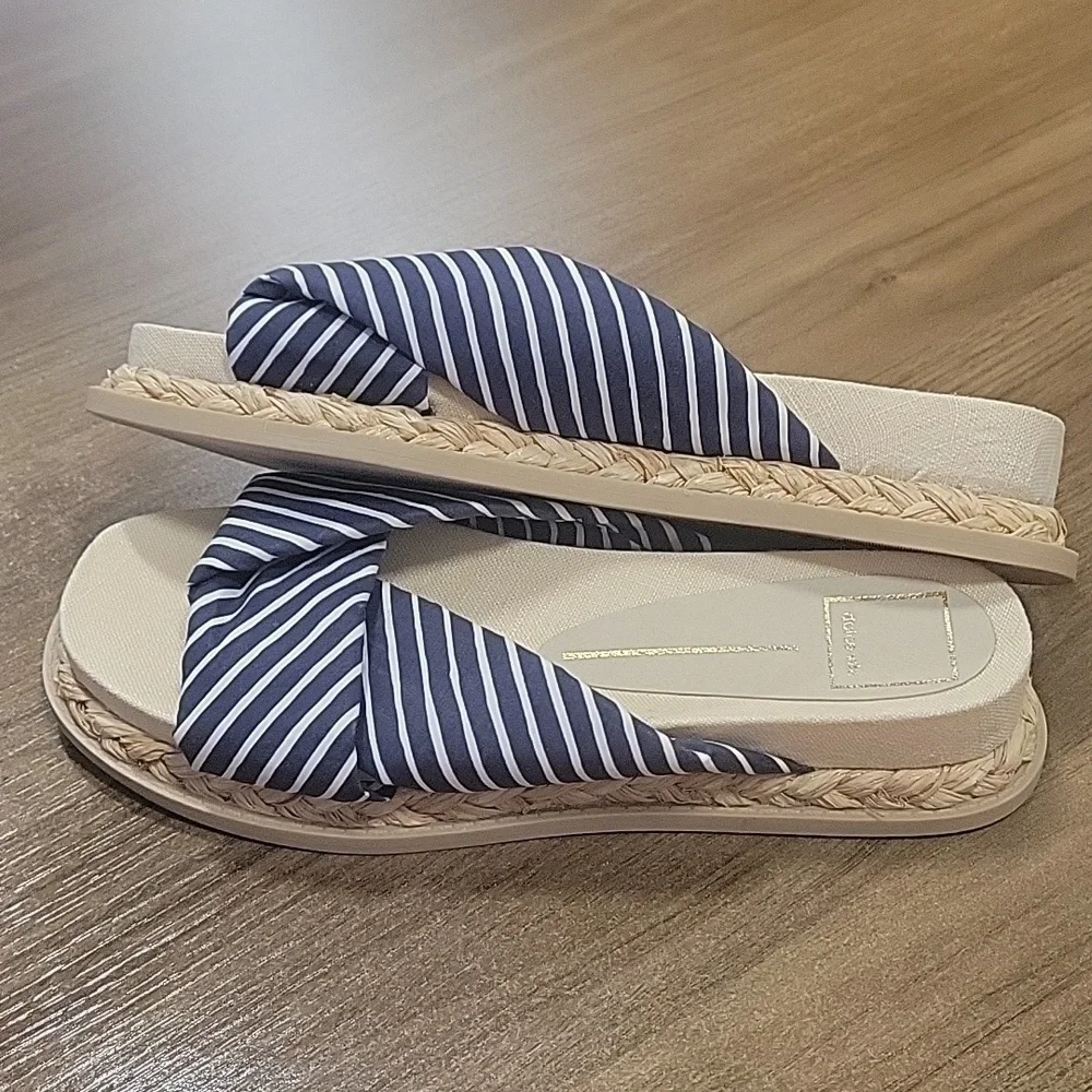 Dolce Vita Giza Knotted Platform square toe Slides-Size 8 - Picture 14 of 14